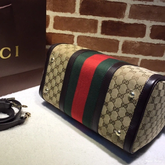 Hyperpeter bag boston Web Vintage Original GUCCI GG 0709